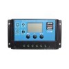 Regulator ładowania solarny PWM NVYJSS10A 10A 12/24V, PV25V/50V LCD, USB